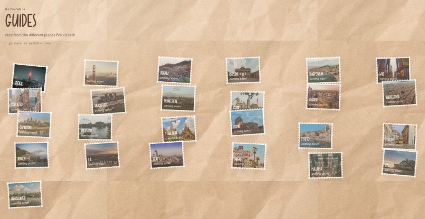 Travel Guides Scrapbook